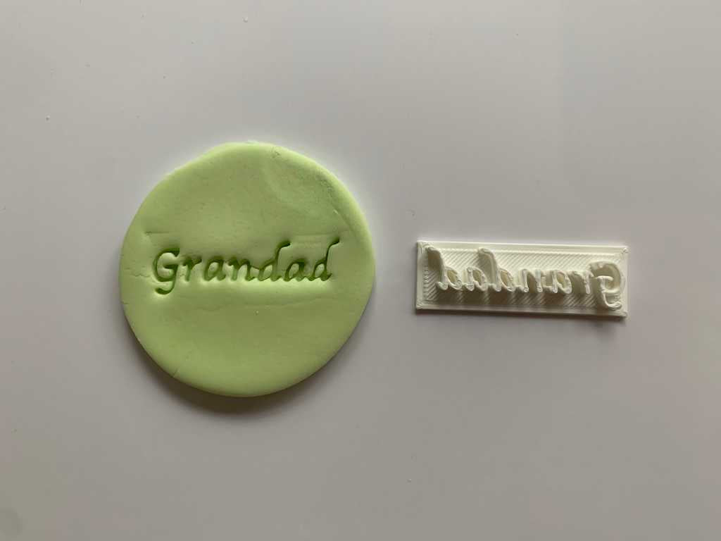 Grandad - Father's Day - Embossing - stamp MEG cookie cutters