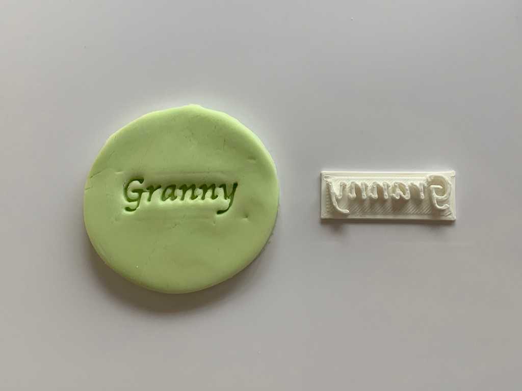 Granny - Mothers Day - Embossing - stamp MEG cookie cutters
