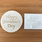 HAPPY GRANDMA'S DAY - Embossing - stamp MEG cookie cutters
