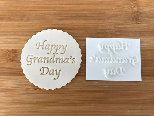 HAPPY GRANDMA'S DAY - Embossing - stamp MEG cookie cutters