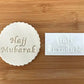 Hajj Mubarak - islamic Embossing - stamp (3) MEG cookie cutters