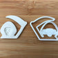 Halloween Uk Seller Plastic Biscuit Cookie Cutter Fondant Cake Decor THE DEATH MEG cookie cutters