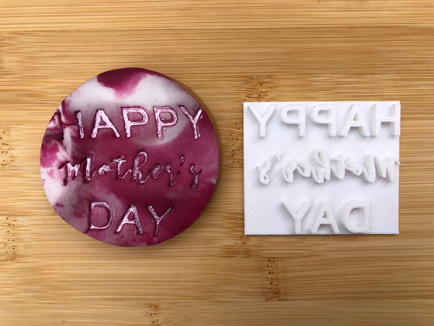 Happy Mother's Day - Embossing - stamp - (1) MEG cookie cutters