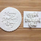 Happy Mother's Day - Embossing - stamp MEG cookie cutters
