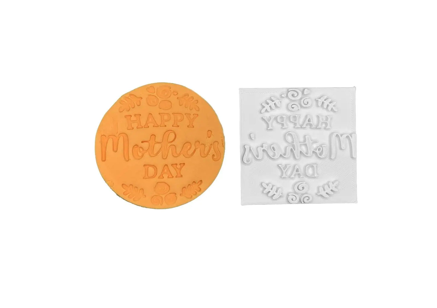 Happy Mothers Day (flowers)- Embossing - stamp MEG cookie cutters