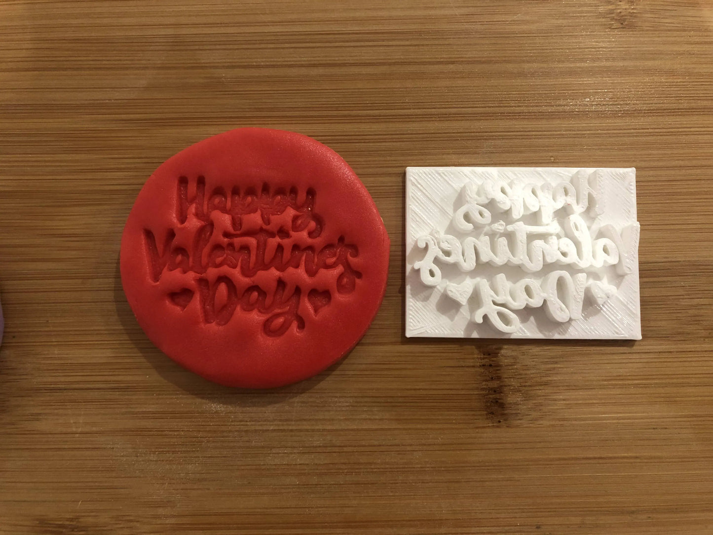 Happy Valentine's day - Embossing - stamp MEG cookie cutters