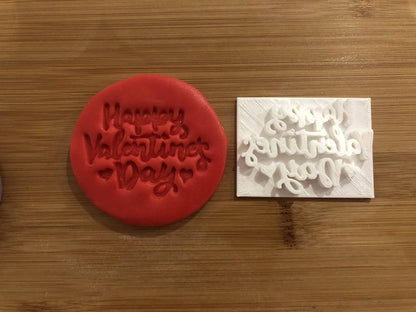 Happy Valentine's day - Embossing - stamp MEG cookie cutters