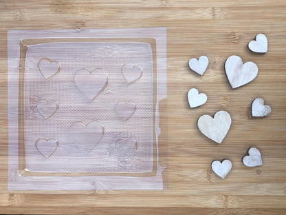 Hearts chocolate mould Heart st. valentine MEG cookie cutters