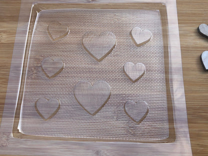 Hearts chocolate mould Heart st. valentine MEG cookie cutters