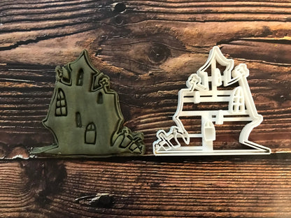 Hunted House Halloween Cookie cutter MEG cookie cutters