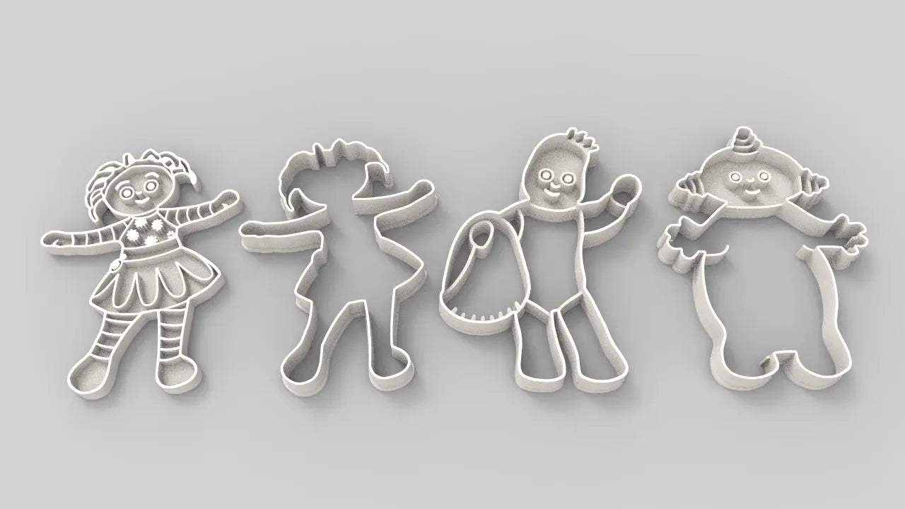 In The Night garden-INSPIRED Cookie cutters fondant cake decor MEG cookie cutters