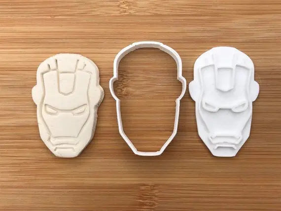 Iron Man Marvel Uk SELLER Biscuit Cookie Cutter Fondant Cake Decorating MEG cookie cutters
