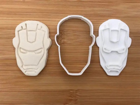 Iron Man Marvel Uk SELLER Biscuit Cookie Cutter Fondant Cake Decorating MEG cookie cutters