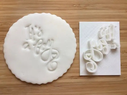 It's a Boy - Embossing - stamp MEG cookie cutters