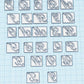 Italic font Alphabet Embossing-Stamp MEG cookie cutters