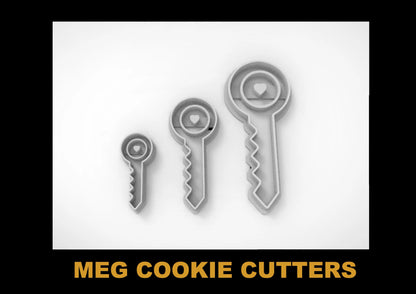 Key Keys Home / House + heart stamp cookie cutter Fondant Cutter Cake Decorating 2 - 3 - 4 INCHES UK MEG cookie cutters