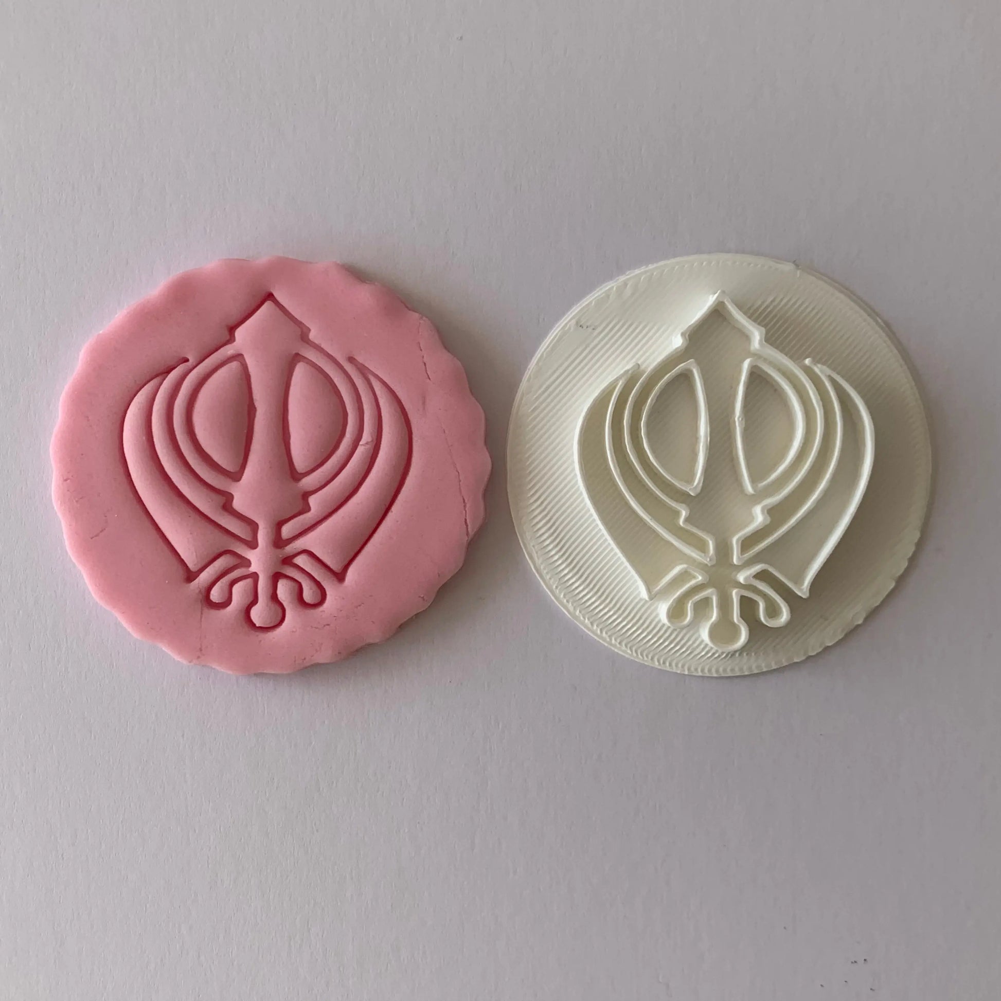 Khanda symbol stamp MEG cookie cutters