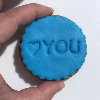 LOVE YOU - Valentines Day - Embossing - stamp MEG cookie cutters