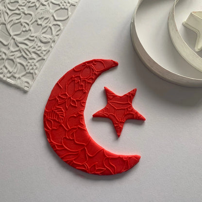 Large floral debossing MEG cookie cutters