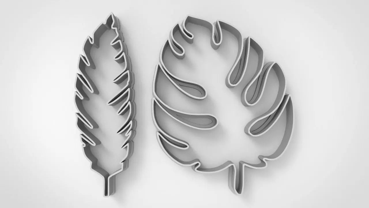 Leaf leaves jungle Biscuit Cookie Cutter Fondant Cake Decorating Mold MEG cookie cutters