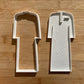 Long islamic dress Man- stamp + cutter MEG cookie cutters
