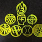 Marvel The Avengers Cake Decoration Cookie cutters fondant Topping UK seller MEG cookie cutters