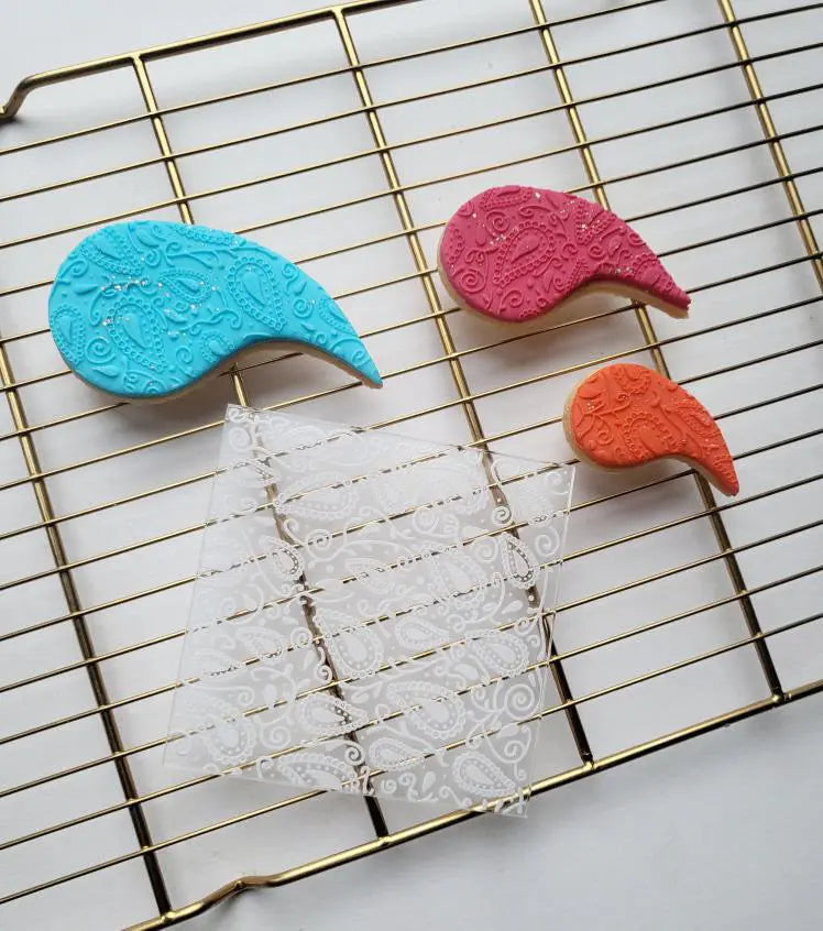 Mehndi pattern - texture Debossing MEG cookie cutters