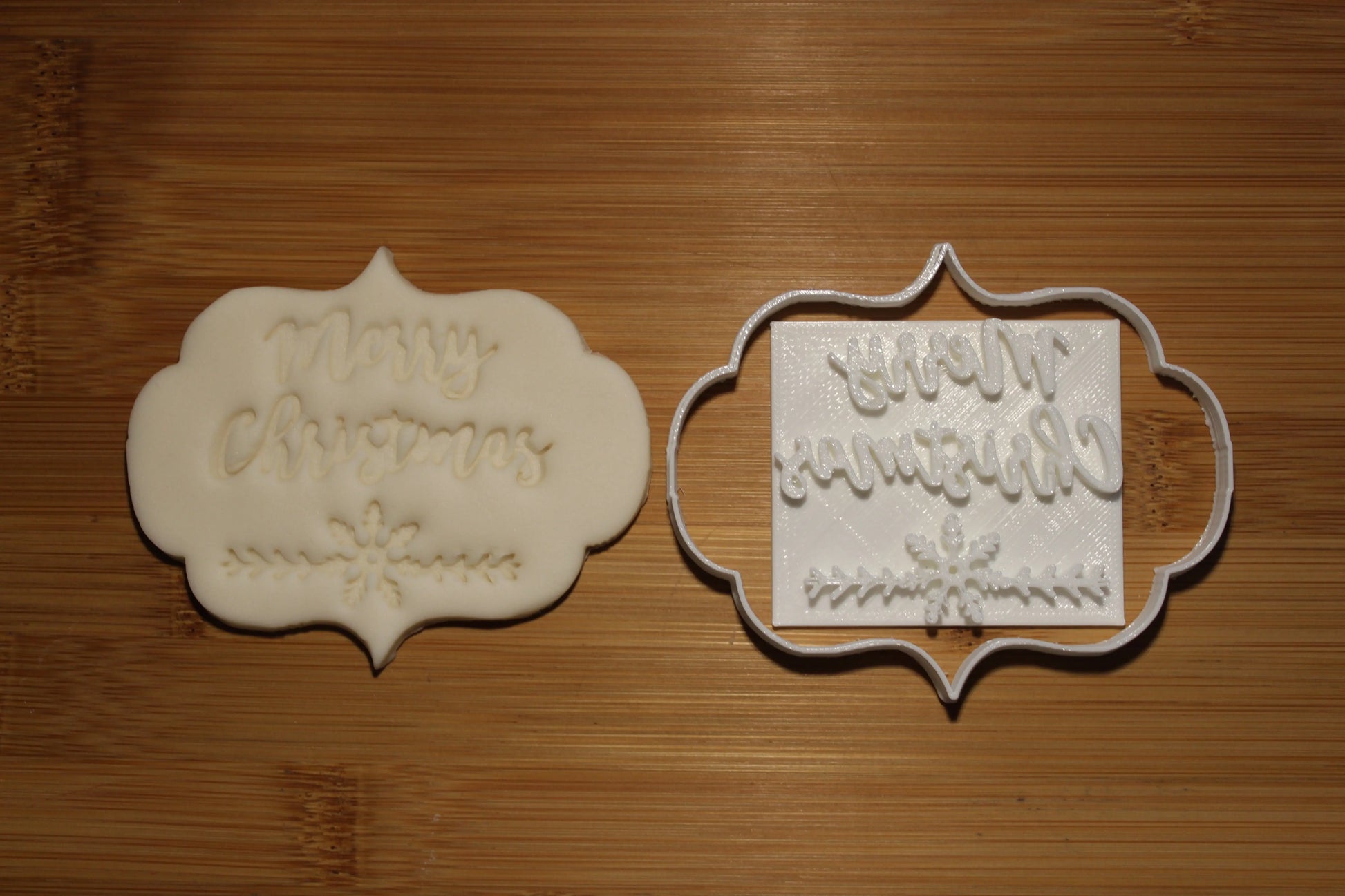 Merry Christmas - Cookie cutter + stamp MEG cookie cutters