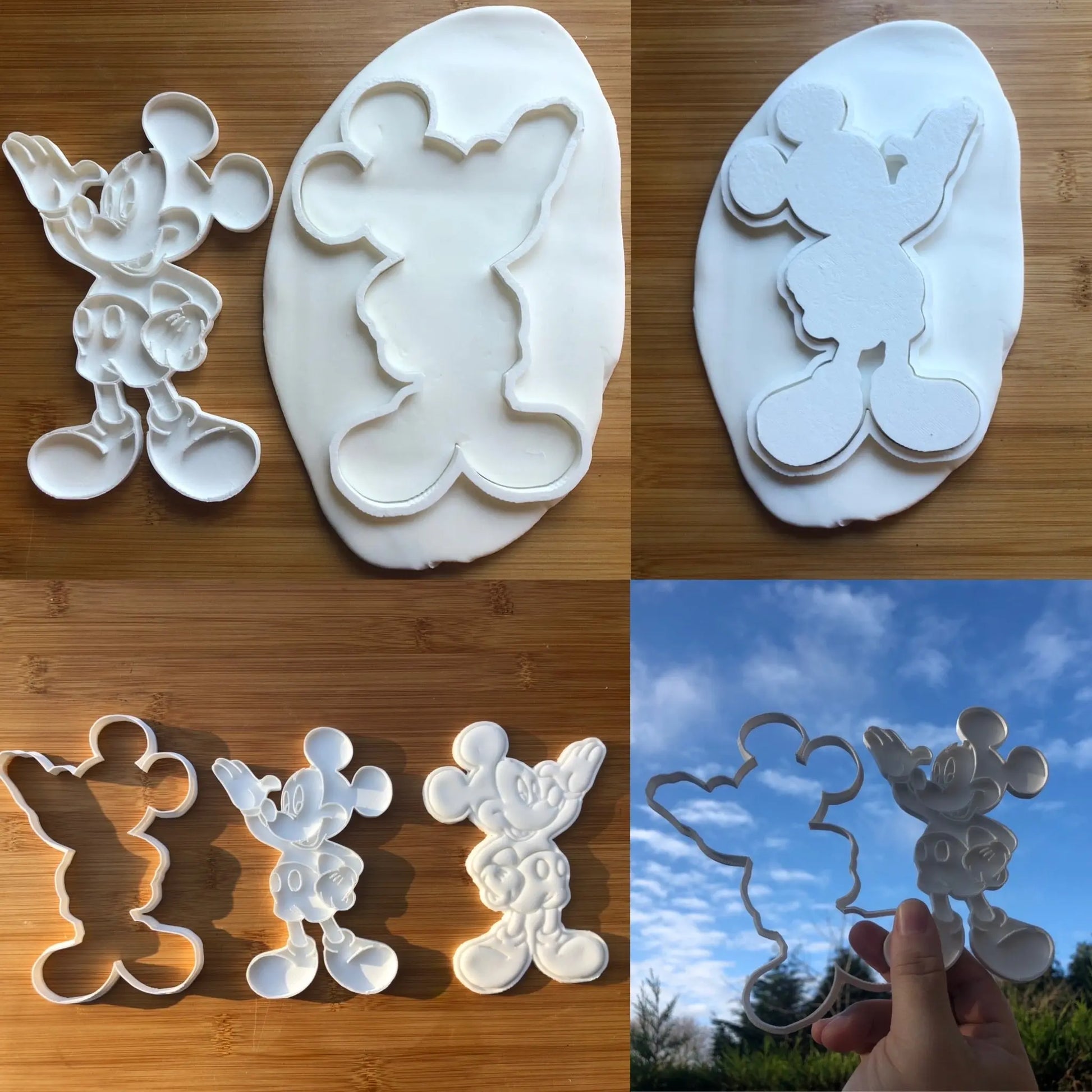 Mickey Mouse-inspired - Cookie Cutter Fondant Cake Decorating MEG cookie cutters