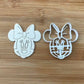Minnie Mouse-INSPIRED Plastic Cookie Cutter Fondant Cake Decorating Cupcake MEG cookie cutters