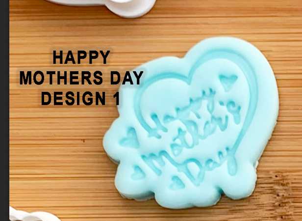 Mothers Day stamp and cutters Collection 2022 MEG cookie cutters