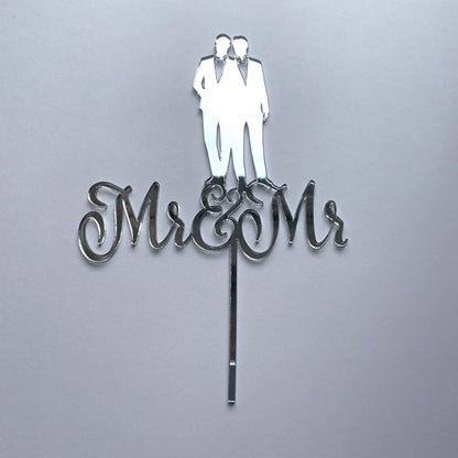 Mr & Mr wedding Cake topper MEG cookie cutters