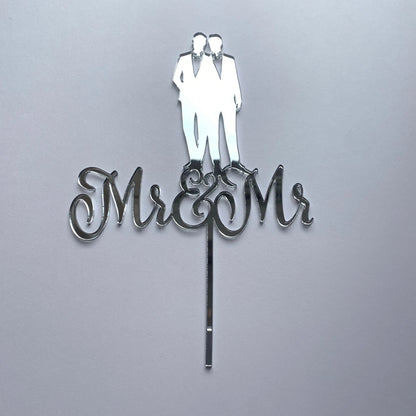 Mr & Mr wedding Cake topper MEG cookie cutters