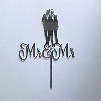 Mr & Mr wedding Cake topper MEG cookie cutters