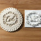 Muslim Islamic Embossing for cupcake and cake - stamps sugar paste Design 1 EID MEG cookie cutters