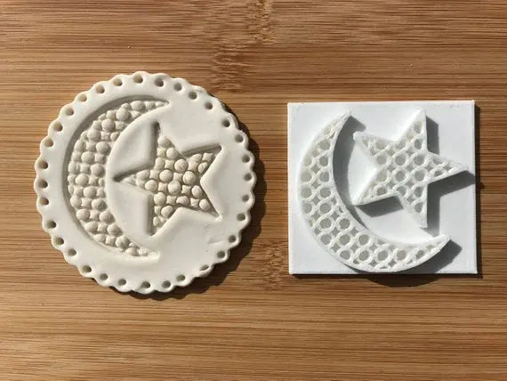 Muslim Islamic Embossing for cupcake and cake - stamps sugar paste Design 7 MEG cookie cutters
