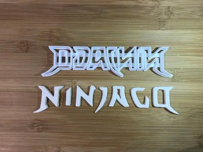 Ninjago-inspired Logo Cookie Fondant Cutter Cake Decoration UK seller Lego MEG cookie cutters