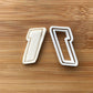 One 1 Racing Number Digit Cookie Cutter Dough Biscuit Pastry Fondant Sharp MEG cookie cutters