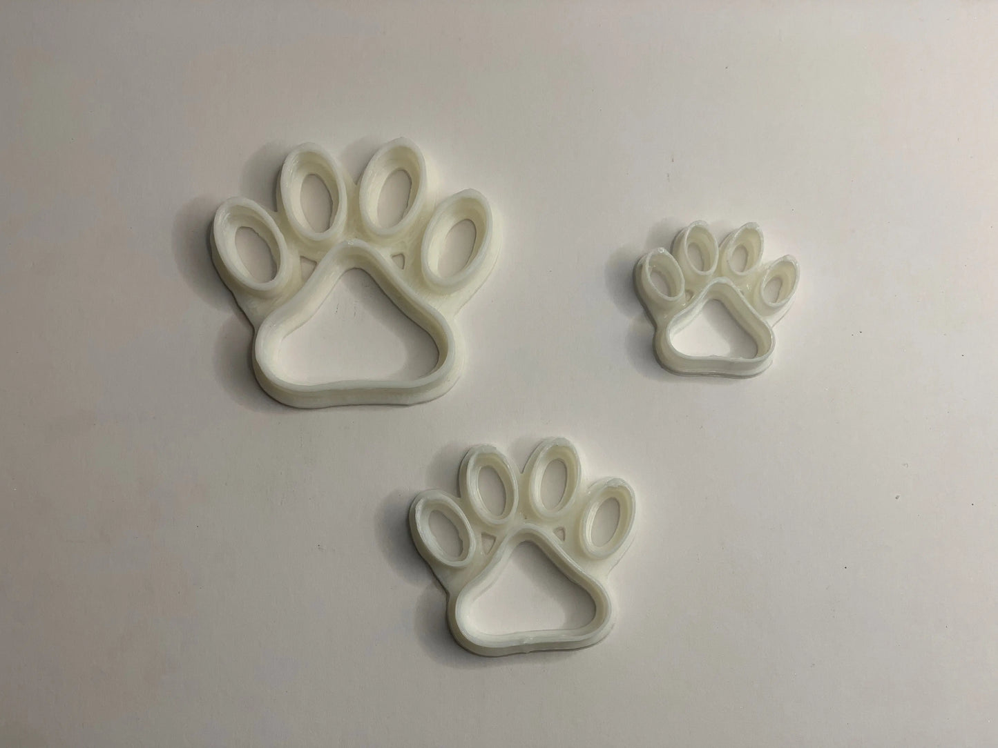 Paw print Cookie Cutter 3 size MEG cookie cutters