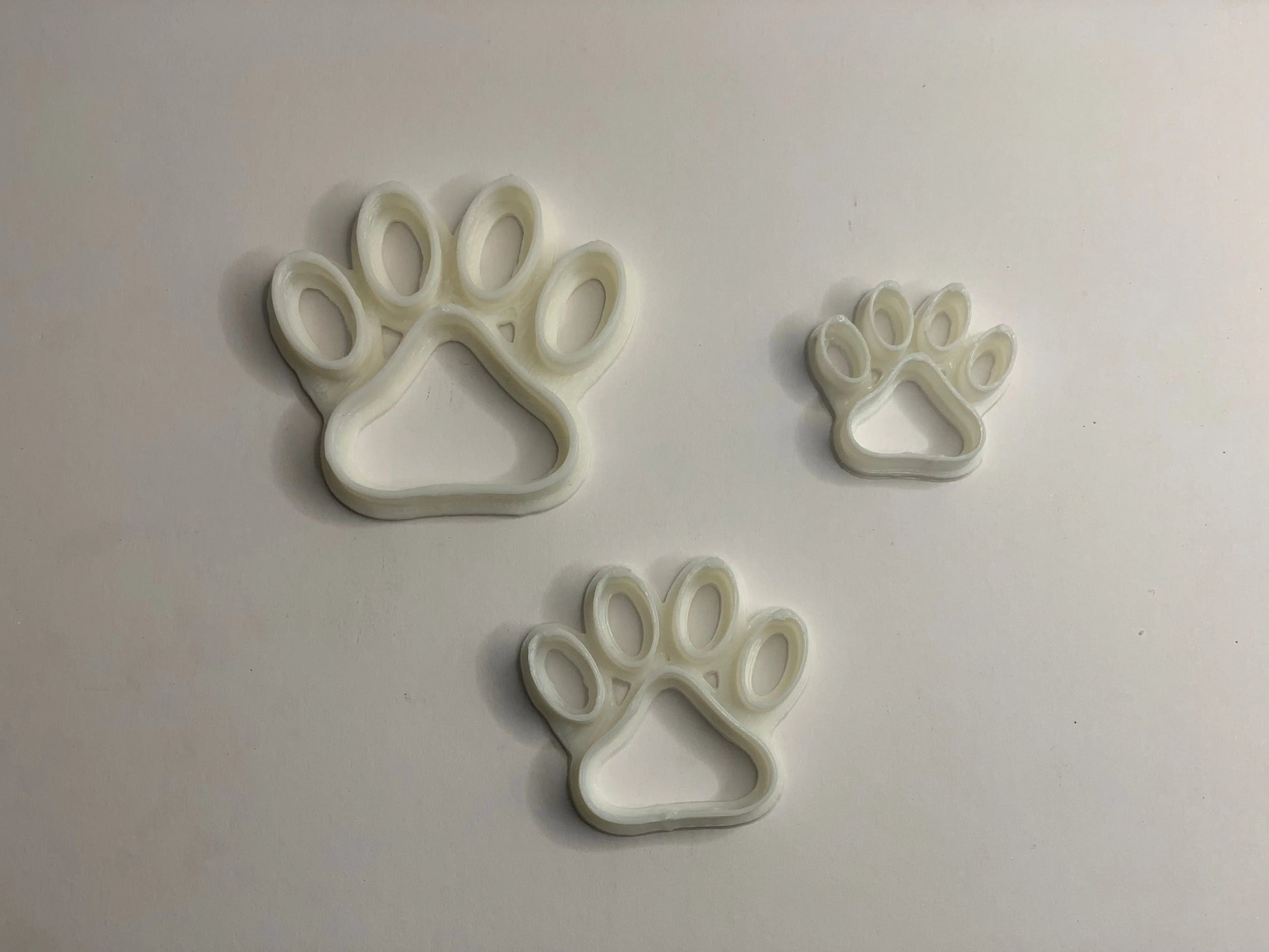 Paw print Cookie Cutter 3 size MEG cookie cutters