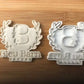 Personalise Logo Cookie Cutter Sugarcraft Cake Decorating UK Seller MEG cookie cutters