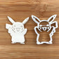 Pikachu Pokemon 001 Cookie Cutter Fondant Cake Decorating Mold gum paste MEG cookie cutters
