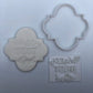 Plaque B + world best dad Embossing for cupcake - Father's Day stamp MEG cookie cutters