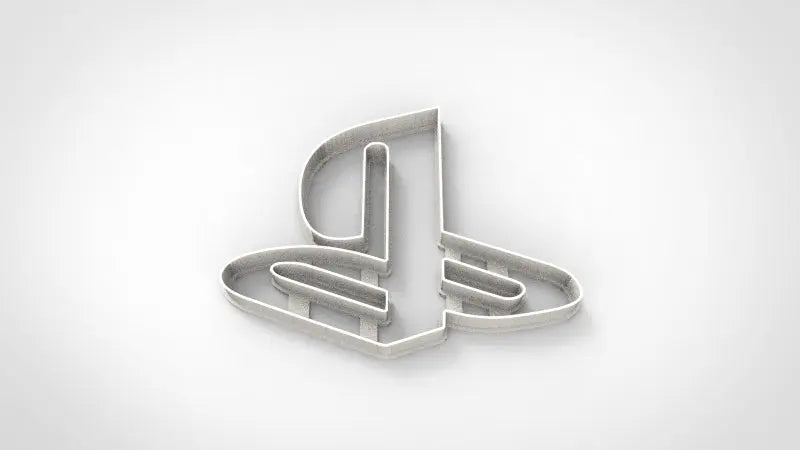 Playstation-inspired logo Cookie Cutter MEG cookie cutters