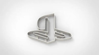 Playstation-inspired logo Cookie Cutter MEG cookie cutters