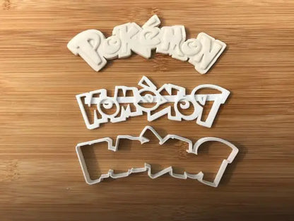 Pokemon logo Biscuit Cookie Cutter Fondant Cake Decorating Mold MEG cookie cutters