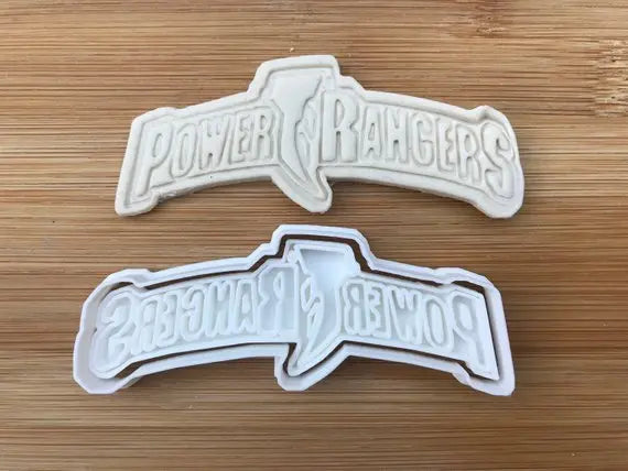 Power Ranger Gingerbread Design Power Rangers Logo Plastic Cookie Cutter Fondant Cake – MEG cookie cutters