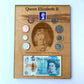 Queen Elizabeth II - money Frame - Basswood MEG cookie cutters