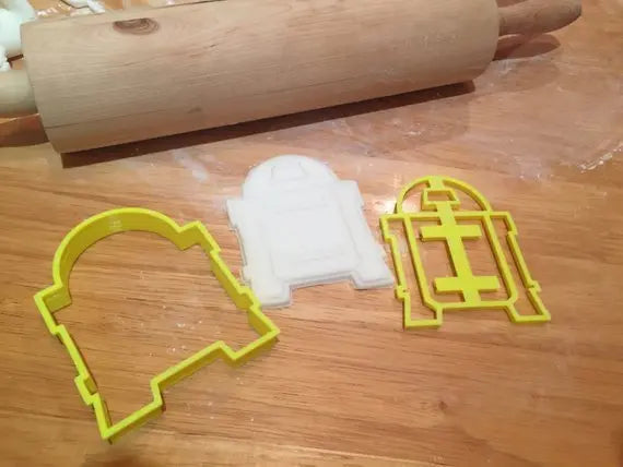R2D2 Star Wars-INSPIRED UK SELLER Cookie Cutter Fondant Cake Decorating MEG cookie cutters