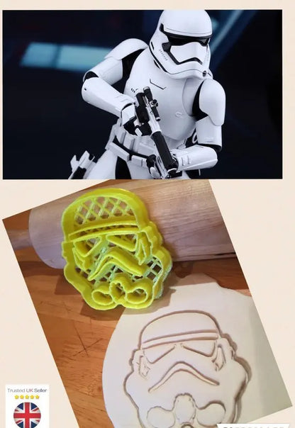 R2d2 Chewbacca Darth Vader Storm Trooper Bb8 Star Wars-INSPIRED Cookie Cutter MEG cookie cutters